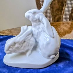 Herend Porcelain Hungary Rabbits