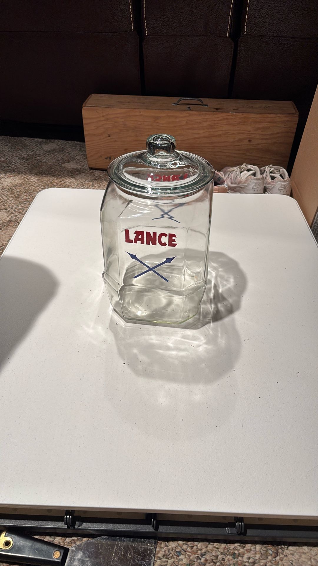 Lance 8 Sided Cracker Jar