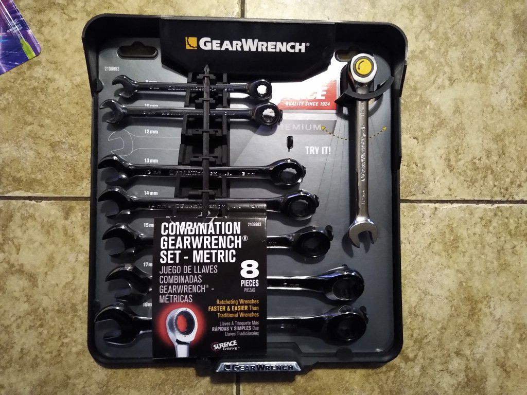Gearwrench Ratcheting End wrenches