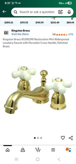 Lavatory Faucet (Polished Brass)