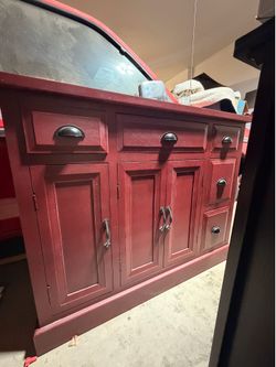 Kirkland - Red Dresser/Console