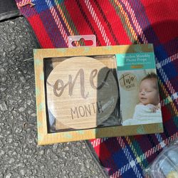 Monthly markers, wood for baby birthdays