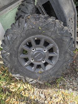 2 Rzr Wheels 29x9xr14.  4 Lug Wheels And Tires