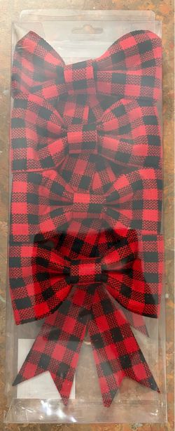 4 New Plaid Bows