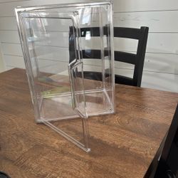 Clear Storage bin Display Case 