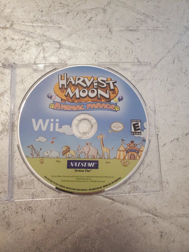 Harvest Moon: Animal Parade Nintendo Wii video game Game