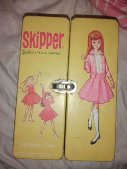 Vintage Skipper Barbie's Little Sister Carrying Case