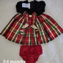 Baby Girl Christmas New Year Holiday Dress