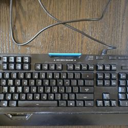 Logitech G910 wired mechanical keyboard.