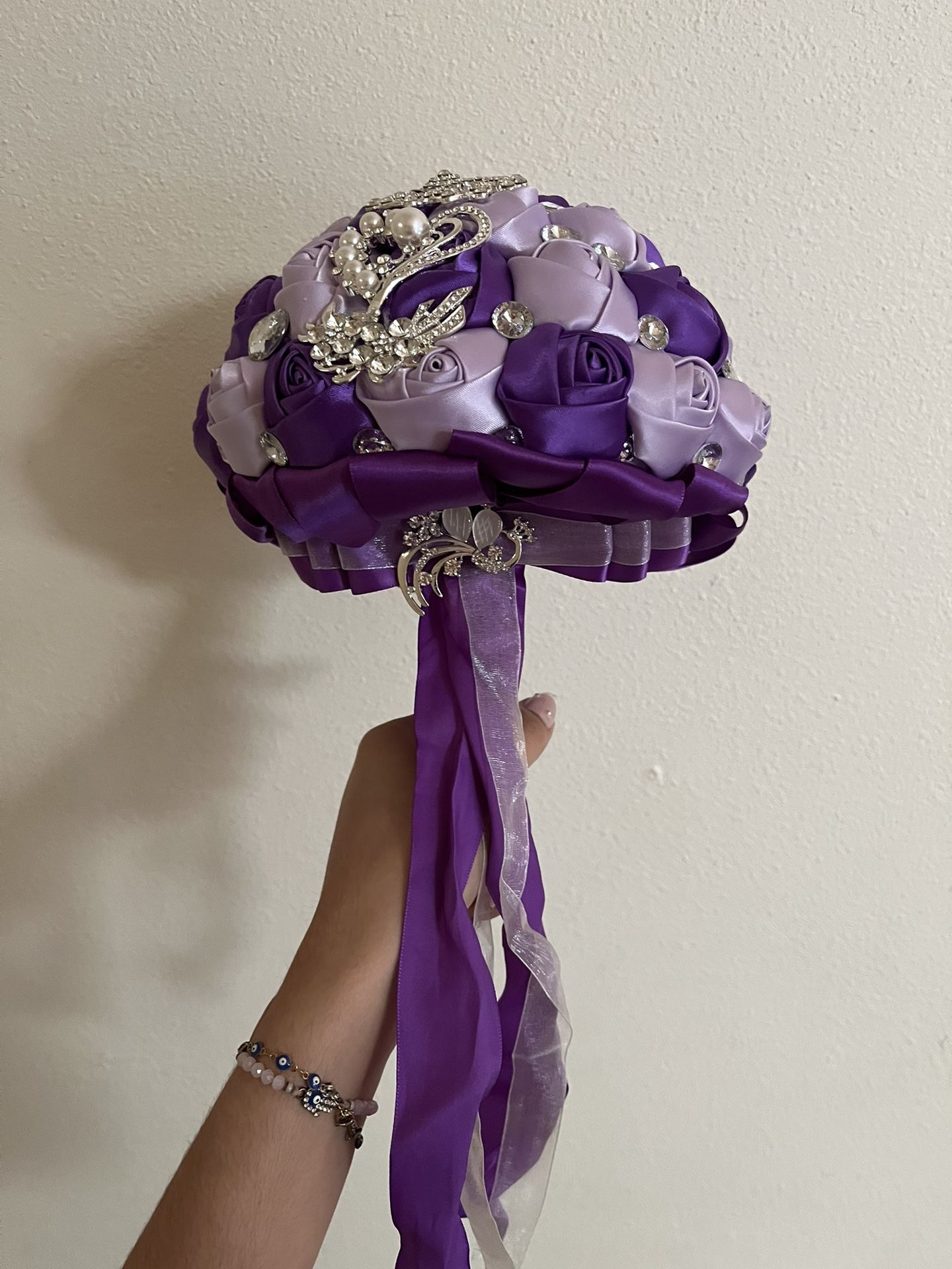 Purple Quinceañera Ramo