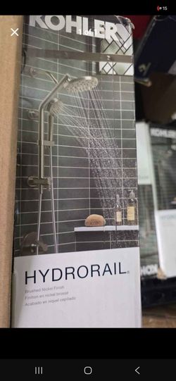 Kohler HydroRail Shower System Brushed Nickel