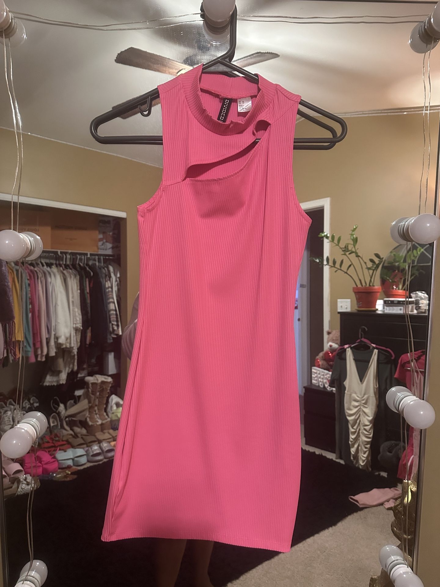 Short Pink Mini Dress