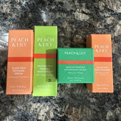 NEW PEACH & LILY 4 PIECE SKINCARE SET $10 For All!