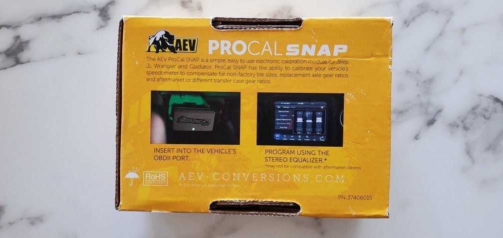 AEV Procal Snap Tire And Gear Change Programer