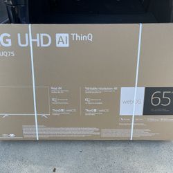 65 inch LG UHD TV 