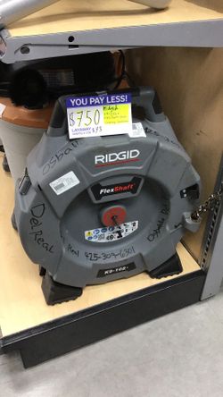 Ridgid flex shaft sewer drain machine