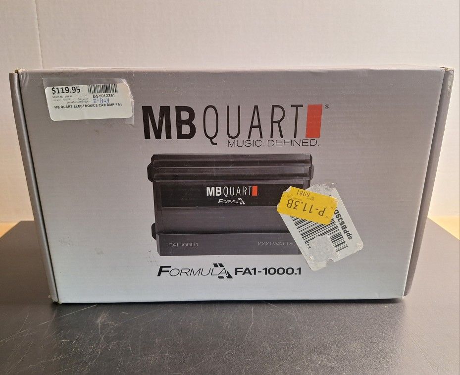 MB QUART ELECTRICS CAR AMP FA1