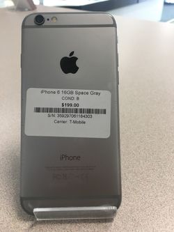 SPACE GRAY IPHONE 6! (T-Mobile)