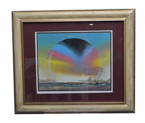 Coastal Sunset, Oil Painting By Memarian