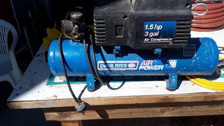 De billvis Compressor 3/5 Gallons 1.5 HP