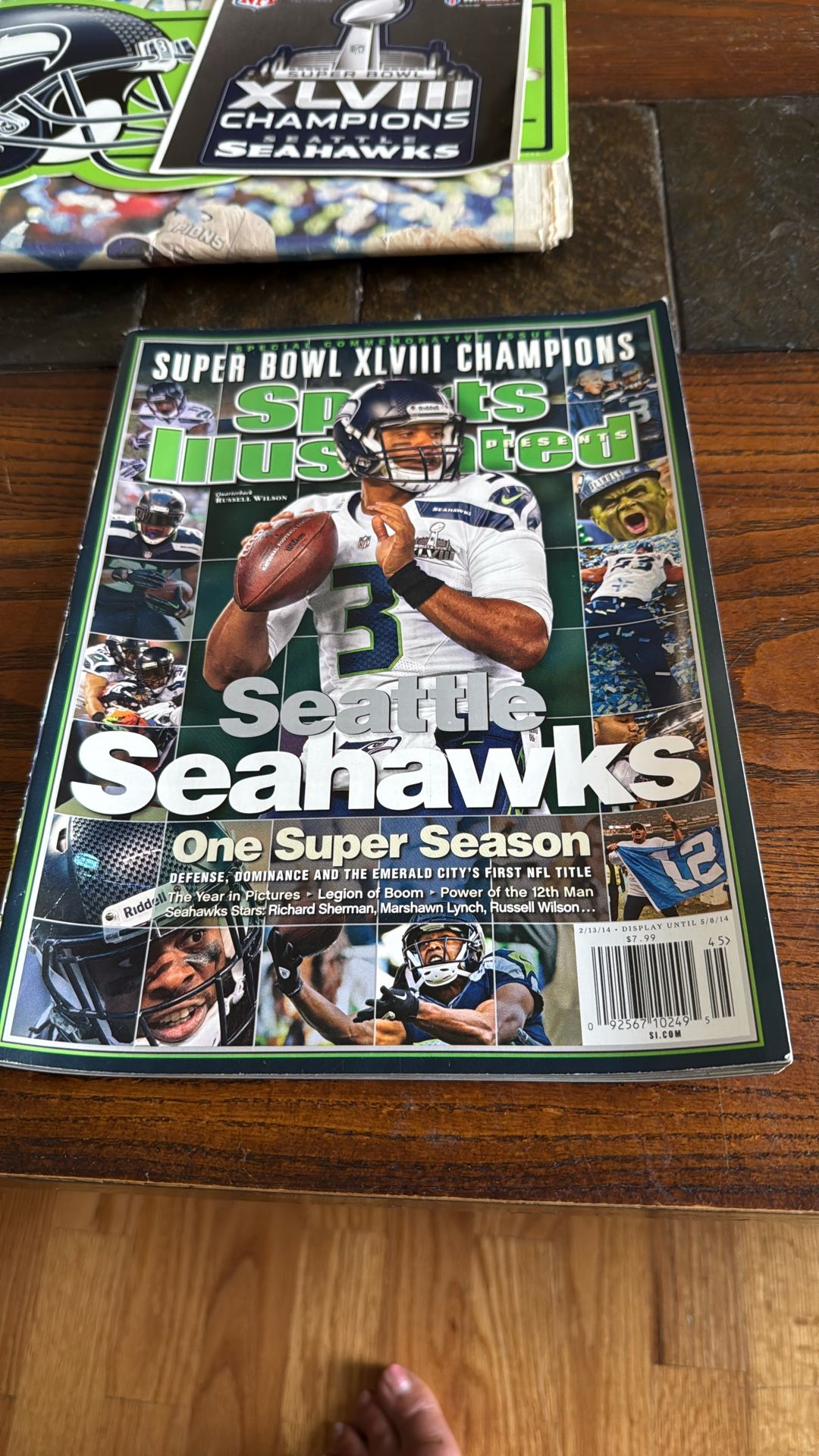 SI Seattle Seahawks Super Bowl champions Cover