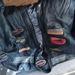 Leather Ducati Racing Jacket 