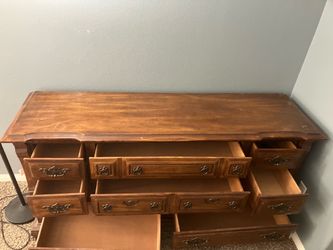 Solid oak armoire