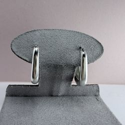 Argollas en Plata 925 Ovaladas 