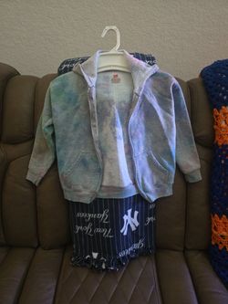 Hanes Hoodie Hand Tie Dyed Size Small 