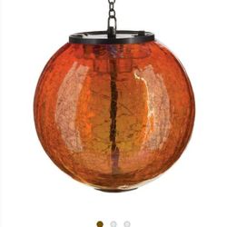  Globe Solar Lantern - Orange
