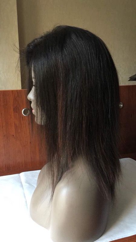 Full skin human hair wig
