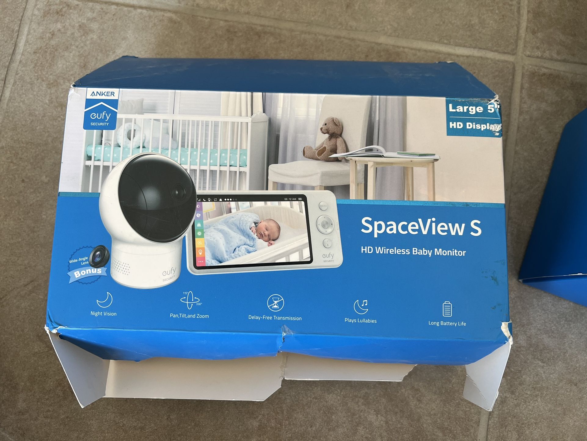 eufy SpaceView S HD Wireless Baby Monitor