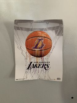 Los Angeles Lakers ball poster