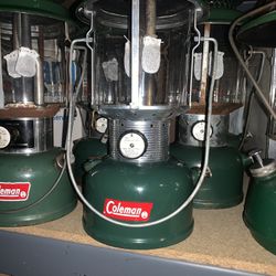 Coleman And Thermos Lanterns And Stoves