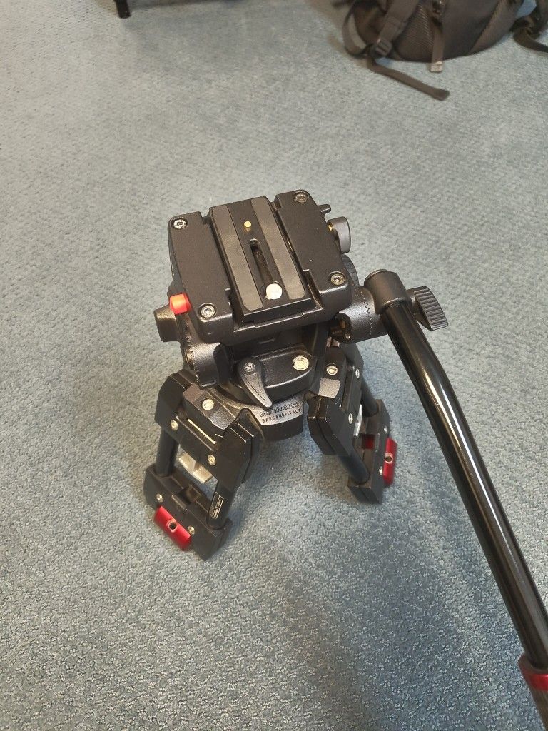 Manfrotto Hi Hat and Fluid Head