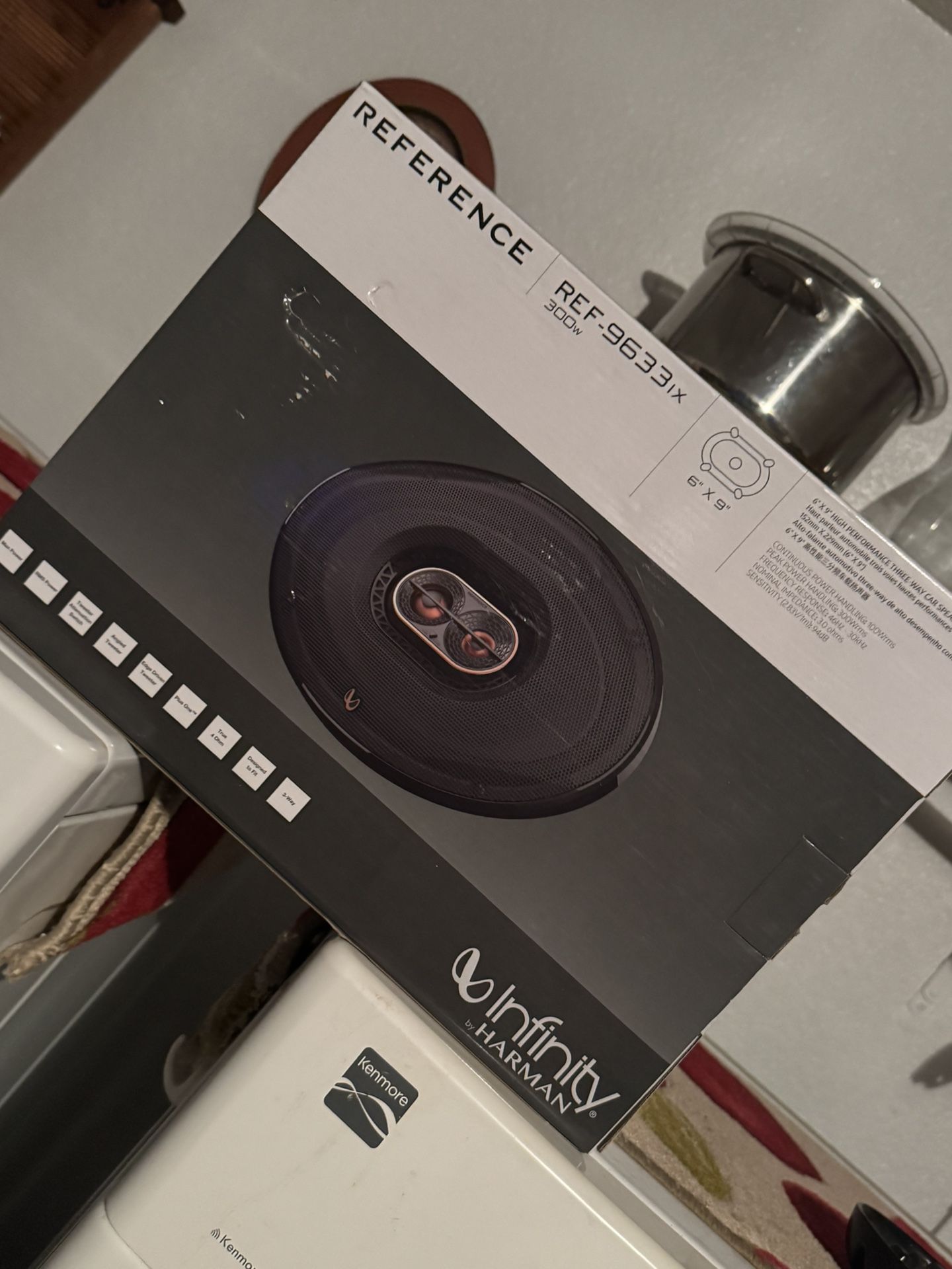 Infinity REF- 9633IX Reference 6x9 Inch Three-Way Car Audio Speakers