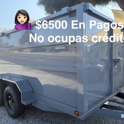 New 8x4x12 Hydraulic Dump Tráiler 