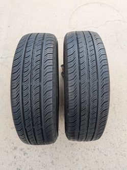 185/65/15 PAIR OF TIRES USED