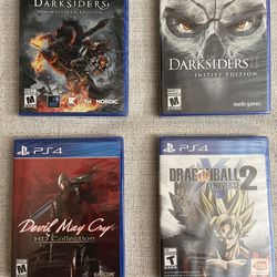 PS4 Games (factory sealed)