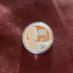 Mint Condition Graded Silver Messi Coin