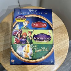 Disney Peter Pan & Tinker Bell 3 Movie Set (New)