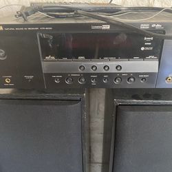 Yamaha Receiver Mad Klisp Speakers Sound Clean