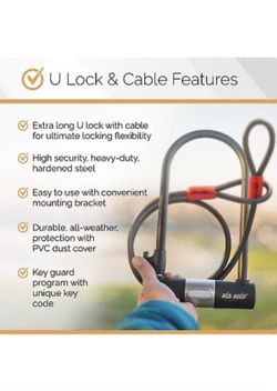 Electric Bike Lock - Bike Lock Set Triple Protection Bike & Scooter -  ViaVelo