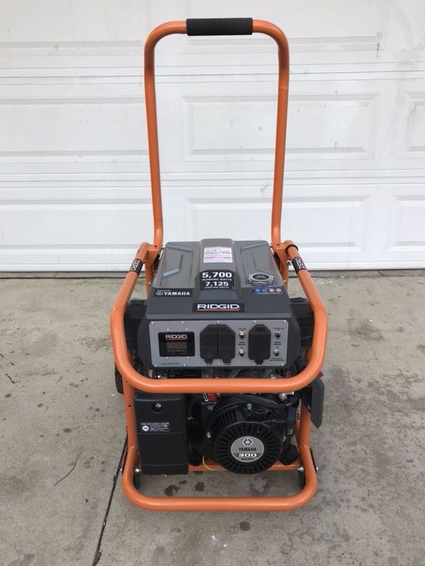 Generator - Ridgid/Yamaha - RD905712B - 7,125/5,700 Watts