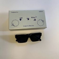  Off-White Black Square Sunglasses 