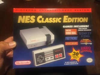 NES Classic Edition new unopened in hand