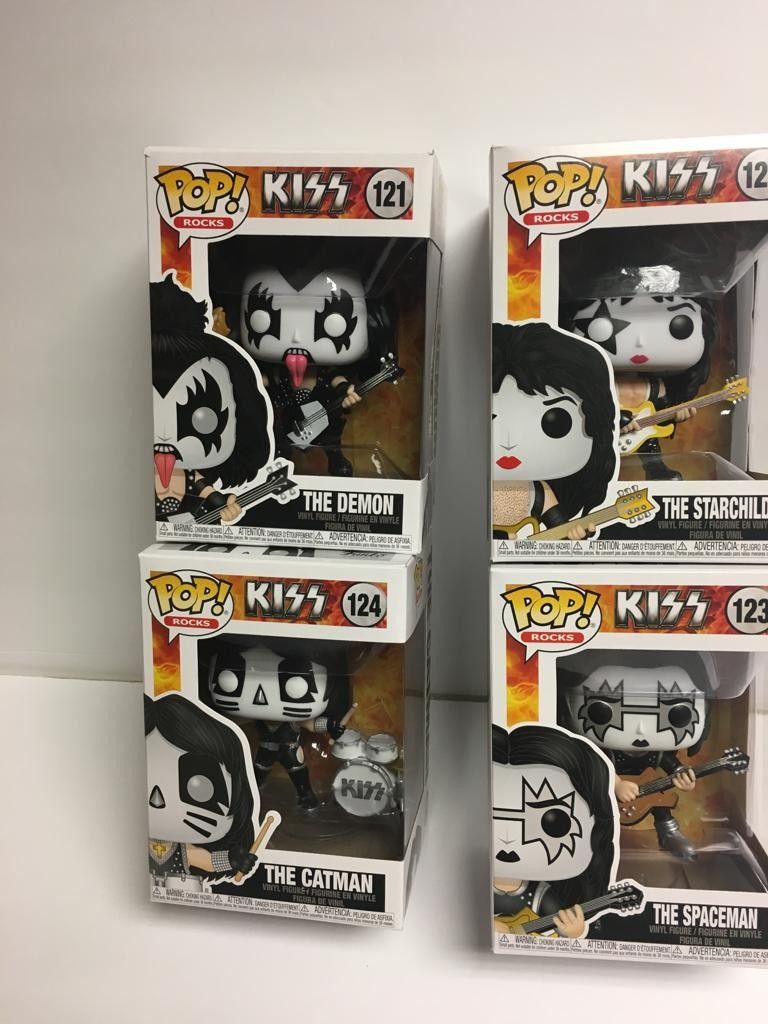 KISS FUNKO POP SET OF 4