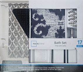 Mainstays 17-Piece Bath Set