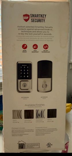 KWIKSET-HALO TOUCHSCREEN SMART LOCK.