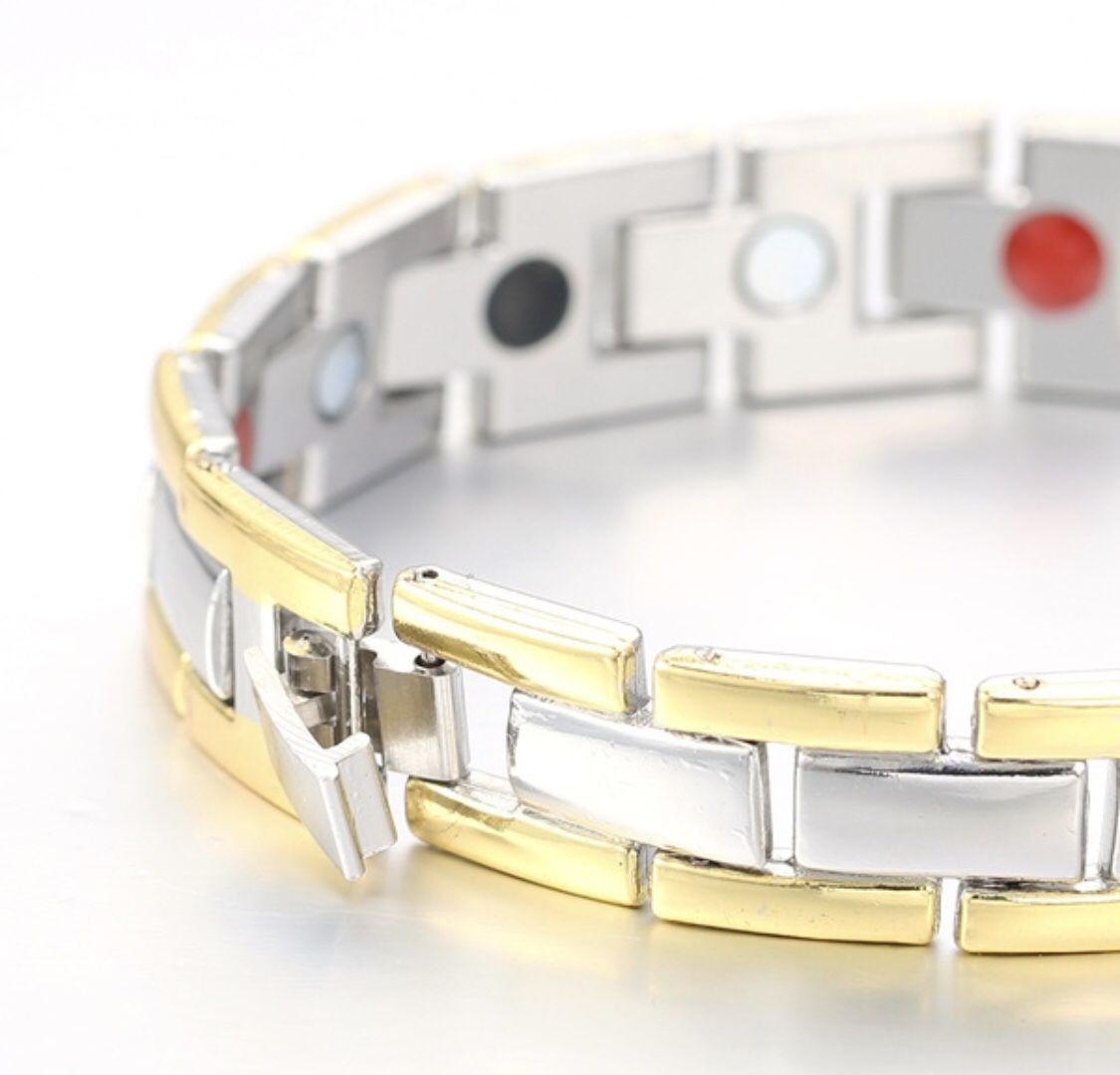 Men's Health Energy Bracelet Bangle 18K Gold Plated Magnetic Bracelet $28 each
